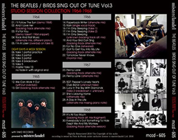 THE BEATLES-BIRDS SING OUT OF TUNE VOL.3 【1CD】 - Mellow-Yellow
