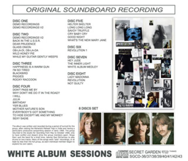 THE BEATLES-WHITE ALBUM SESSIONS 【8CD】