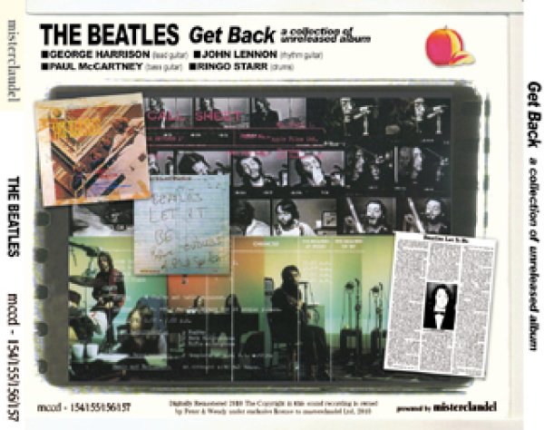 THE BEATLES-GET BACK a collection of unreleased album 【4CD+BOOKLET】