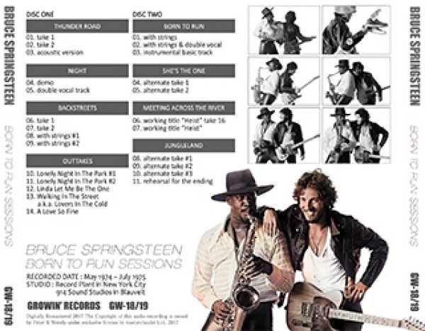 Bruce Springsteen-BORN TO RUN SESSIONS 【2CD】