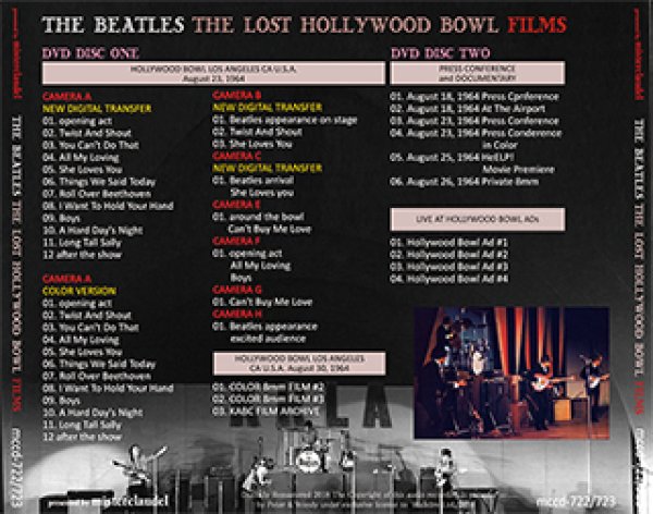 The Beatles-THE LOST HOLLYWOOD BOWL FILMS 【2DVD】