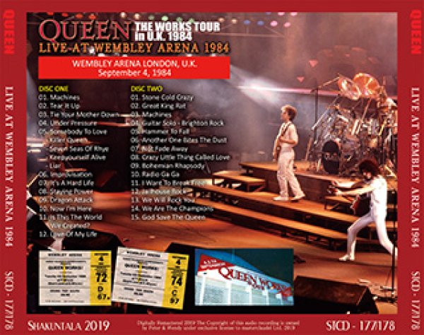 Queen-LIVE AT WEMBLEY ARENA 1984 【2CD】