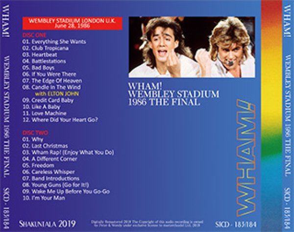 WHAM! / WEMBLEY STADIUM 1986 THE FINAL 【2CD】