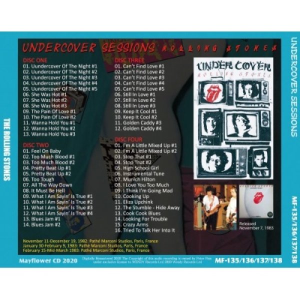 THE ROLLING STONES UNDERCOVER SESSIONS 4CD - Mellow-Yellow