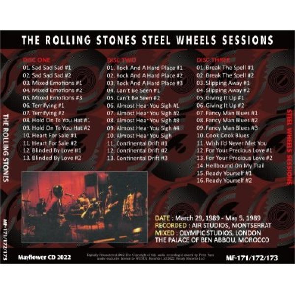 THE ROLLING STONES STEEL WHEELS SESSIONS 3CD