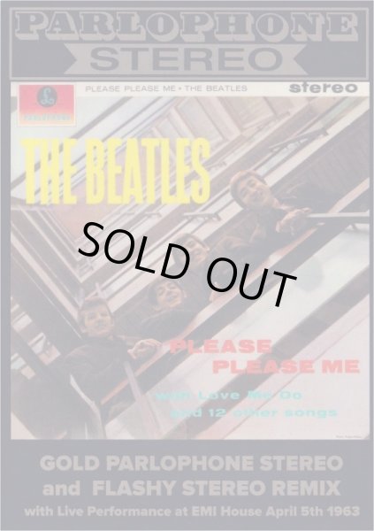 THE BEATLES / PLEASE PLEASE ME FLASHY PLEASE PLEASE ME GOLD PARLOPHONE  STEREO + FLASHY REMIX with EMI HOUSE 1963 CD