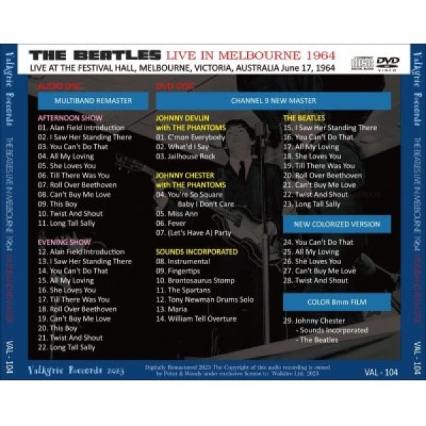 THE BEATLES 1964 LIVE IN MELBOURNE MULTIBAND REMASTER CD+DVD - Mellow-Yellow